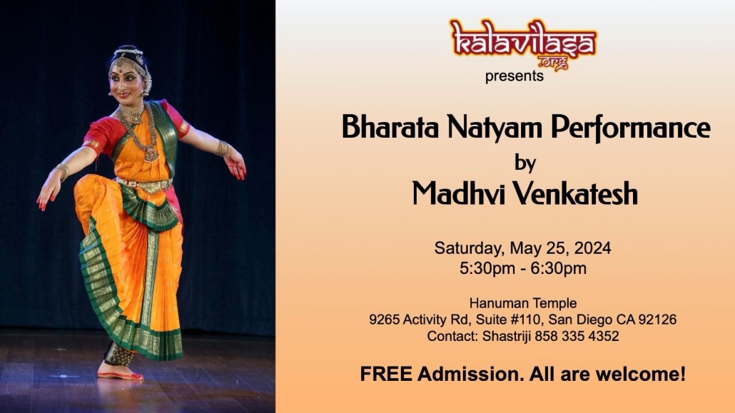 Bharatanatyam Performance by Madhvi Venkatesh