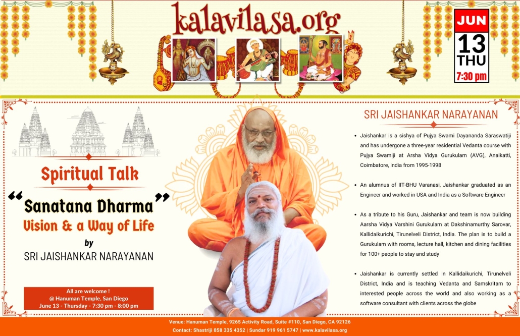 Sanatana Dharma Vision & a Way of Life by SRI JAISHANKAR NARAYANAN